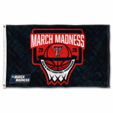 Texas Tech 2026 March Basketball Madness Flag