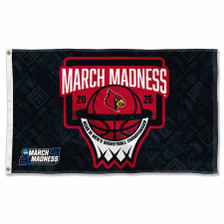 Louisville Cardinals 2026 March Basketball Madness 3x5 Flag