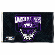 Texas Christian Horned Frogs 2026 March Basketball Madness 3x5 Flag