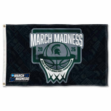 Michigan State Spartans 2026 March Basketball Madness 3x5 Flag