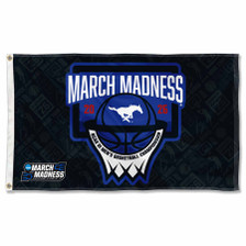 Southern Methodist Mustangs 2026 March Basketball Madness 3x5 Flag