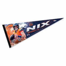 Denver Broncos Nix Pennant Banner Flag