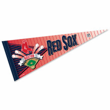 Boston Red Sox 90's Throwback MLB 12 in X 30 in Pennant