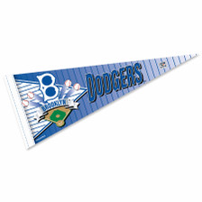 Los Angeles Dodgers 90's Throwback MLB 12 in X 30 in Pennant