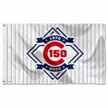 Chicago Baseball 150th Anniversary 3x5 Large Banner Flag