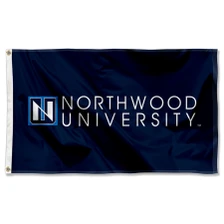 Northwood Timberwolves Wordmark 3x5 Flag