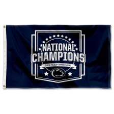 Penn State Nittany Lions 2026 Men's Wrestling National Champions Flag