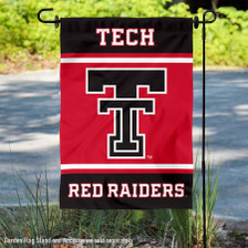 Texas Tech Red Raiders Logo Garden Flag and Yard Banner