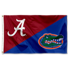 Alabama vs Florida House Divided 3x5 Flag Banner