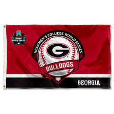 Georgia Bulldogs 2026 Men's College Baseball Series 3x5 Flag