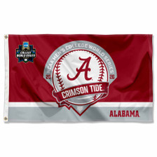 Alabama Crimson Tide 2026 Men's College Baseball Series 3x5 Flag