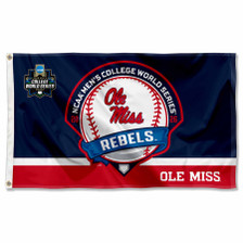 Ole Miss 2026 Men's College Baseball Series 3x5 Flag