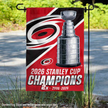 Carolina Hurricanes 2026 Stanley Cup Champions Garden Flag