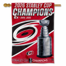 Carolina Hurricanes 2026 Stanley Cup Champions Banner Flag