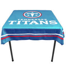 Tennessee Titans Logo Tablecloth 48 Inch Table Cover