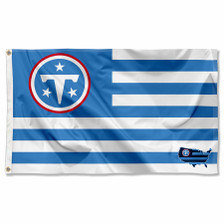 Tennessee Titans USA American Nation Stripes Flag
