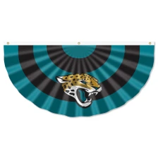 Jacksonville Jaguars Bunting Pleated Fan Banner