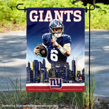 NY Giants Realistic Mascot Garden Yard Banner Flag
