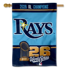 MLB Tampa Bay Rays 2026 Series Bound and AL Champions House Flag