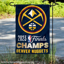 Denver Nuggets Nation Skyline Logo 3x5 Flag