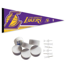 Los Angeles Lakers Banner Pennant with Tack Wall Pads