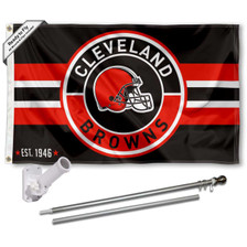 Cleveland Browns Flag 12x17 Striped Utility - Caseys Distributing