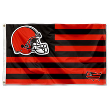 Cleveland Browns Flag 12x17 Striped Utility - Caseys Distributing