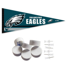 Philadelphia Eagles Banner Pennant with Tack Wall Pads