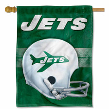 New York Jets Vintage Retro Helmet Banner House Flag