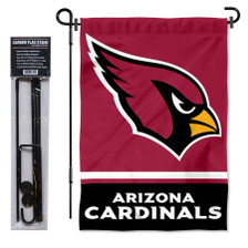 Arizona Cardinals Garden Flag and Stand