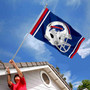 Buffalo Bills Helmet Banner Flag with Tack Wall Pads