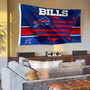 Buffalo Bills USA Country Banner Flag with Tack Wall Pads