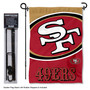 San Francisco 49ers Bold Logo Garden Banner and Flag Stand