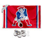 New England Patriots Throwback Banner Flag with Tack Wall Pads