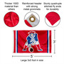 New England Patriots Throwback Banner Flag with Tack Wall Pads