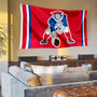 New England Patriots Throwback Banner Flag with Tack Wall Pads