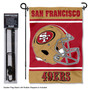 San Francisco 49ers Football Helmet Garden Banner and Flag Stand
