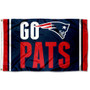 New England Patriots Go Pats Flag