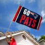 New England Patriots Go Pats Flag