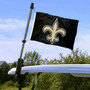 New Orleans Saints Golf Cart Flag Pole and Holder Mount