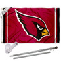 Arizona Cardinals Flag Pole and Bracket Kit