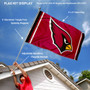 Arizona Cardinals Flag Pole and Bracket Kit