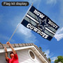 Dallas Cowboys How Bout Them Flag Pole and Bracket Kit