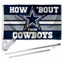 Dallas Cowboys How Bout Them Flag Pole and Bracket Kit