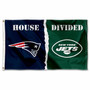 House Divided Flag - Patriots vs Jets