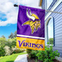 Minnesota Vikings Banner Flag and 5 Foot Flag Pole for House