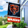 Chicago Bears Banner Flag and 5 Foot Flag Pole for House