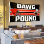 Cleveland Browns Dawg Pound Banner Flag with Tack Wall Pads