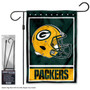 Green Bay Packers Helmet Garden Flag and Stand Pole Mount