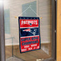 New England Patriots 6 Time Champions Window and Wall Banner